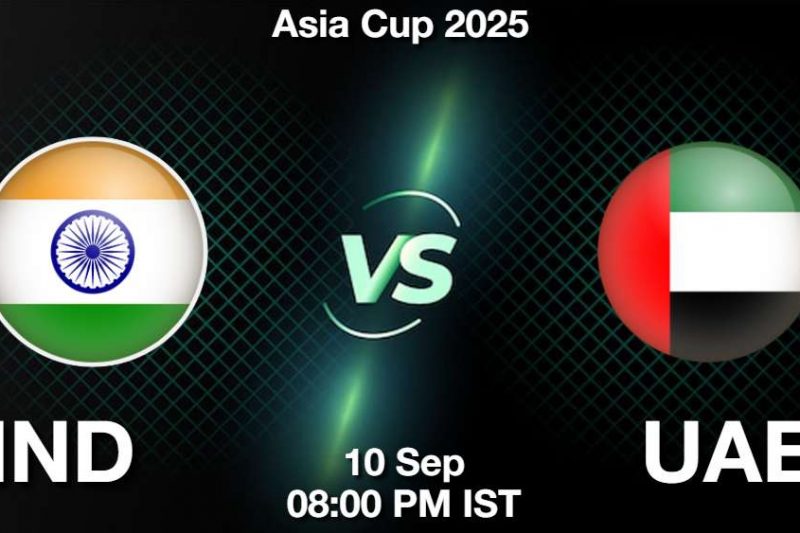 IND vs UAE Match Preview, Prediction, Pitch and Weather Report