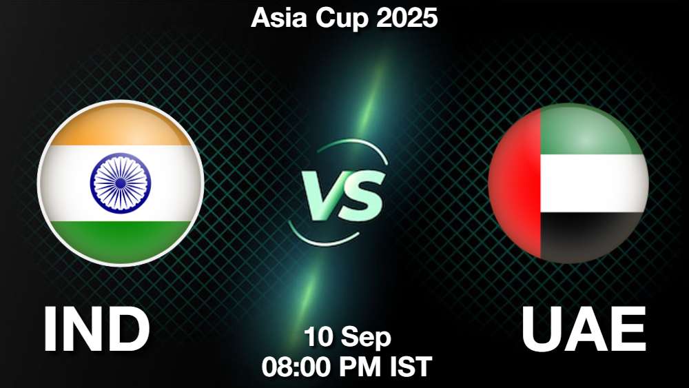 IND vs UAE