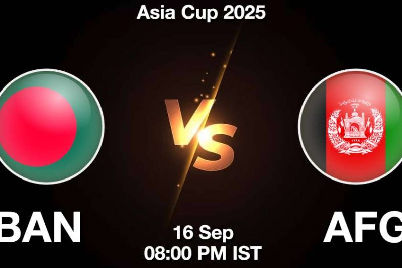 BAN vs AFG Match Preview, Prediction, Pitch and Weather Report