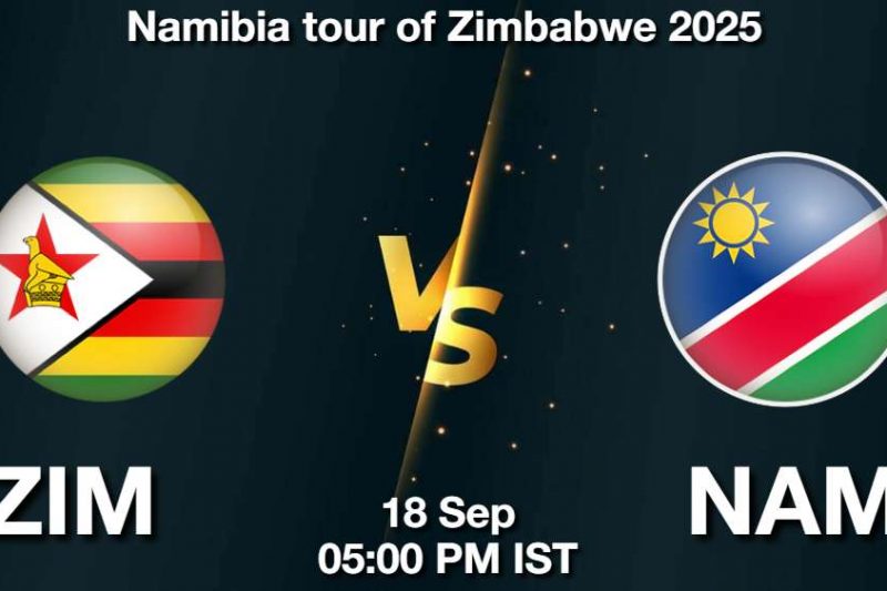 ZIM vs NAM 3rd T20I Match Prediction, Preview, Pitch and Weather Report