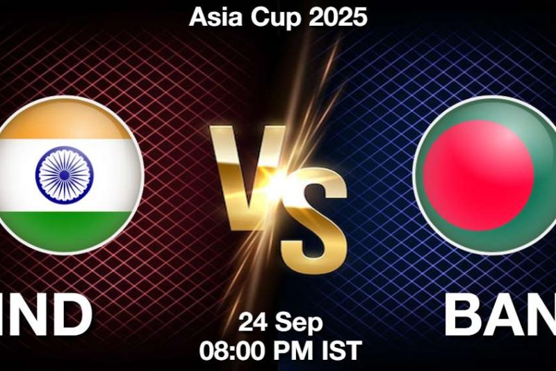 Asia Cup 2025: IND vs BAN Match Preview, Prediction, Pitch and Weather Report