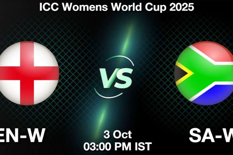 EN-W vs SA-W Match Prediction, Preview, Playing11 Pitch and Weather Report