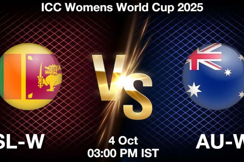 ICC Women’s World Cup 2025: SL-W vs AU-W Match Prediction, Preview, Playing11, Pitch and Weather Report