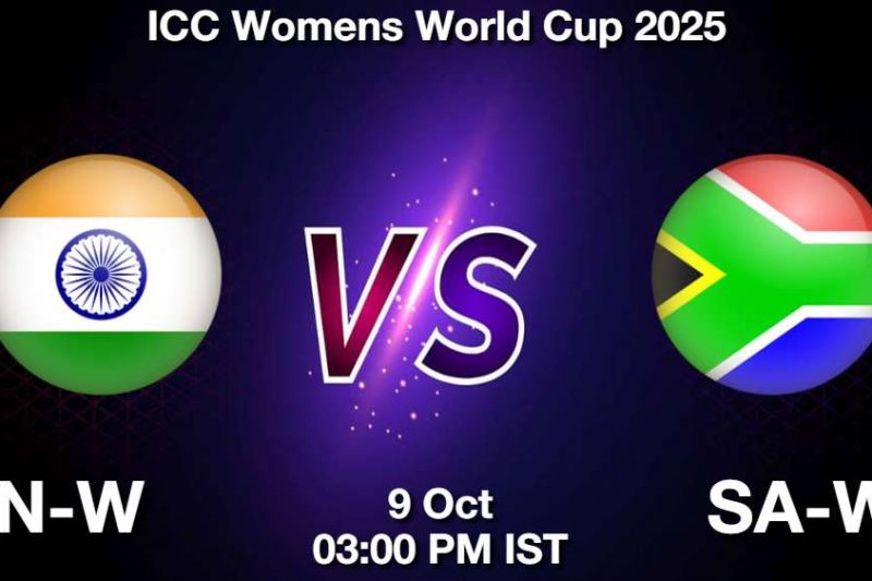 IN-W vs SA-W Match Prediction, Preview, Playing11, Pitch and Weather Report