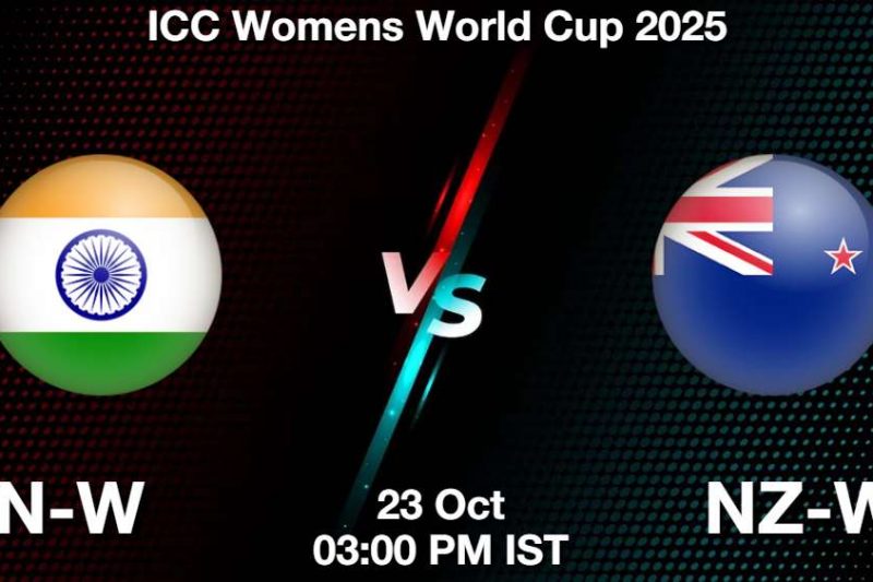 IN-W vs NZ-W Match Prediction, Preview, Playing11, Pitch and Weather Report