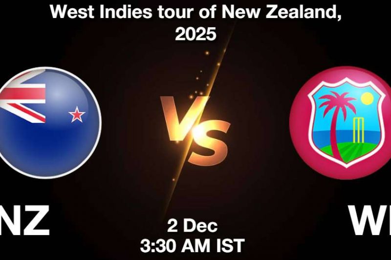 NZ vs WI 1st Test Match Prediction, Preview, Playing11, Pitch and Weather Report