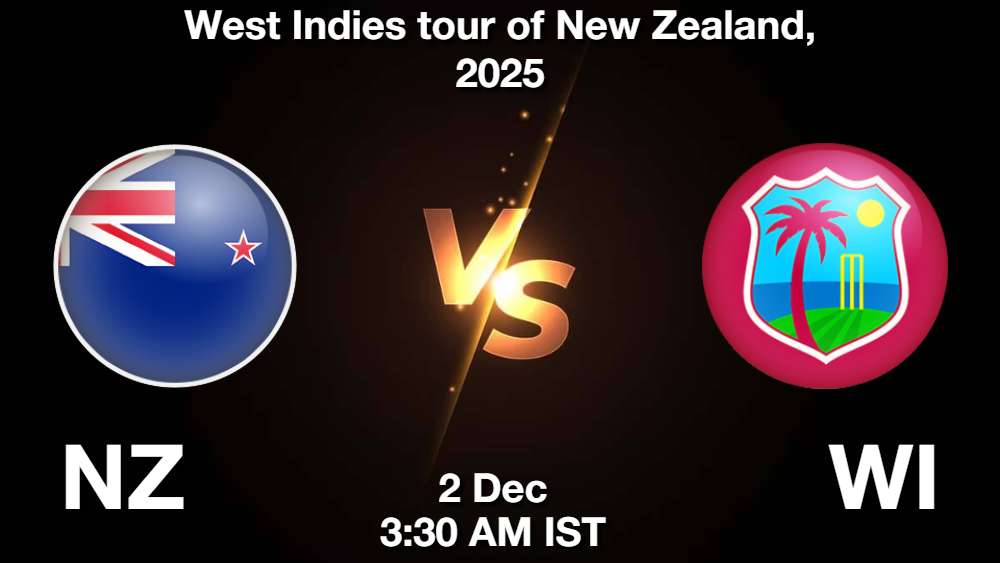 NZ vs WI 1st Test